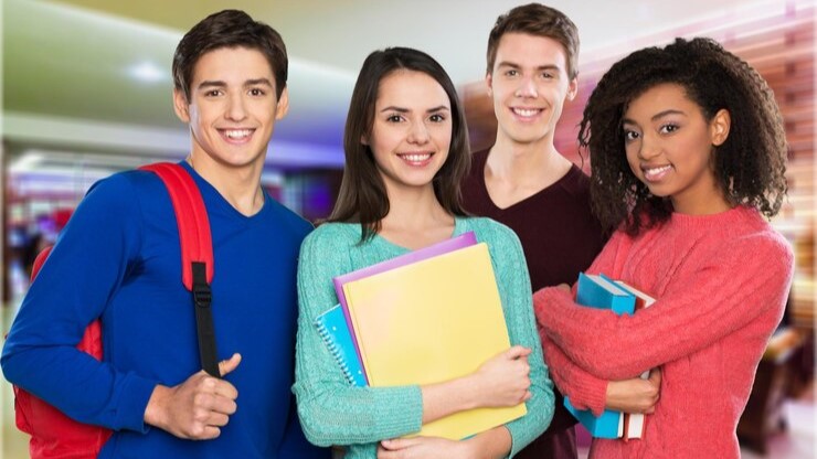 Students in Miami schools, representing the diversity and excellence of high school education in Miami-Dade County.